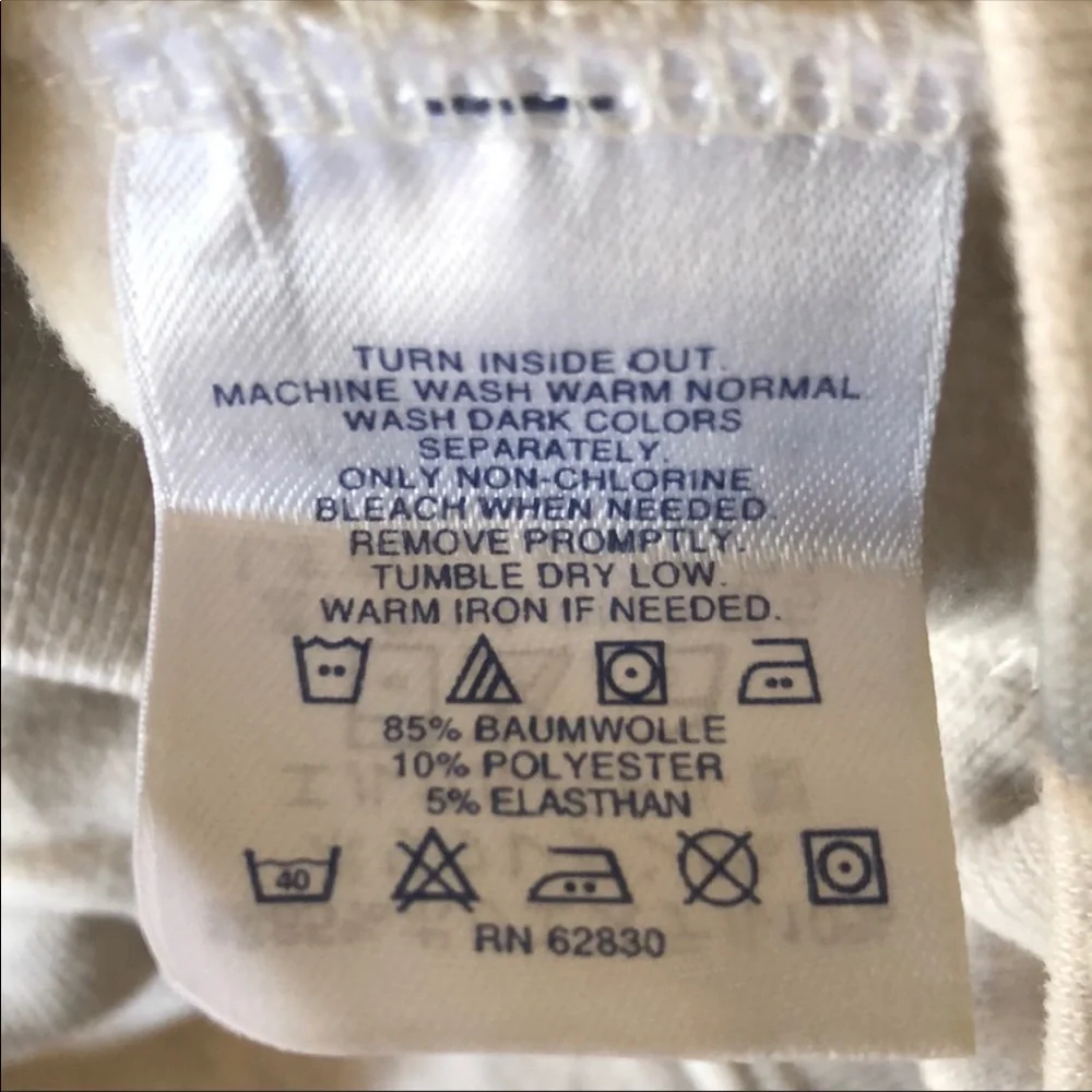 Land’s End Off White Lightweight Zipper Jacket size M